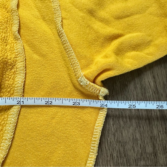 BDG Urban Outfitters Sweatshirt, Asymmetrical, Drapy, Oversized Bright Yellow, S - Picture 9 of 10